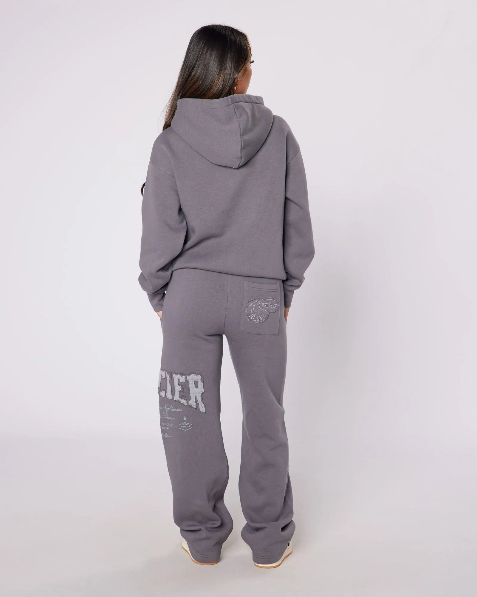 Womens Charcoal Grey City Dreams Hoodie