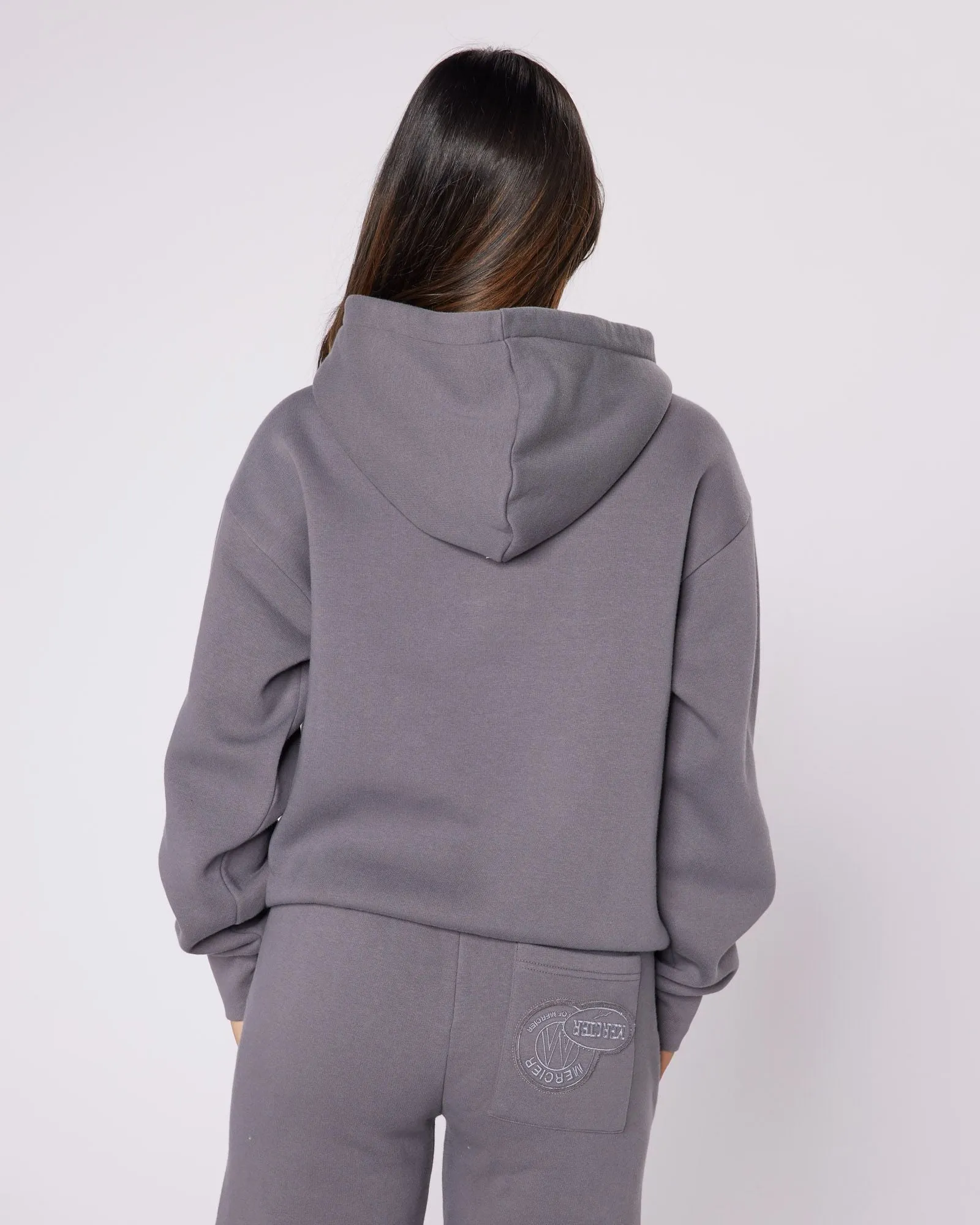 Womens Charcoal Grey City Dreams Hoodie