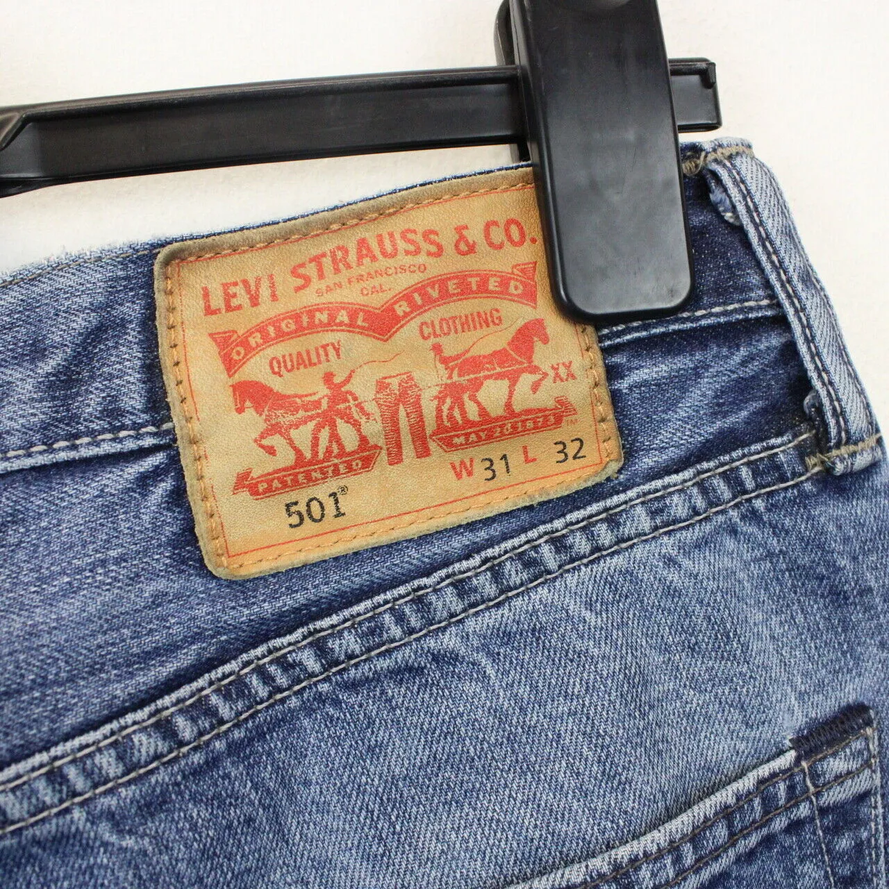 Womens LEVIS 501 Jeans Mid Blue | W31 L30