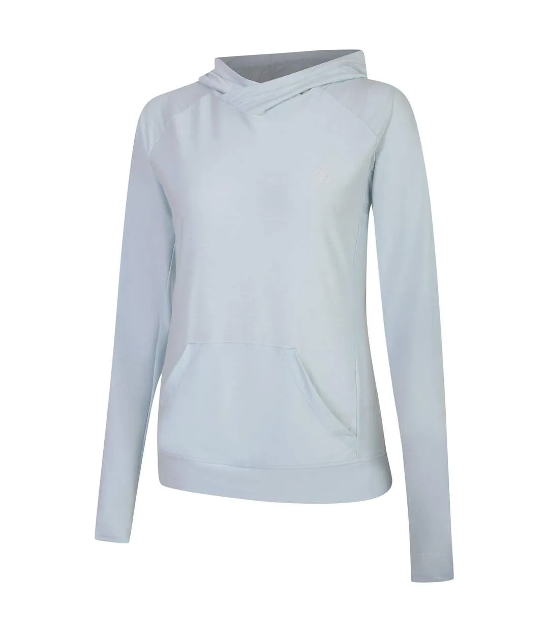 Womens/ladies sprint city marl lightweight hoodie quiet blue Dare 2B