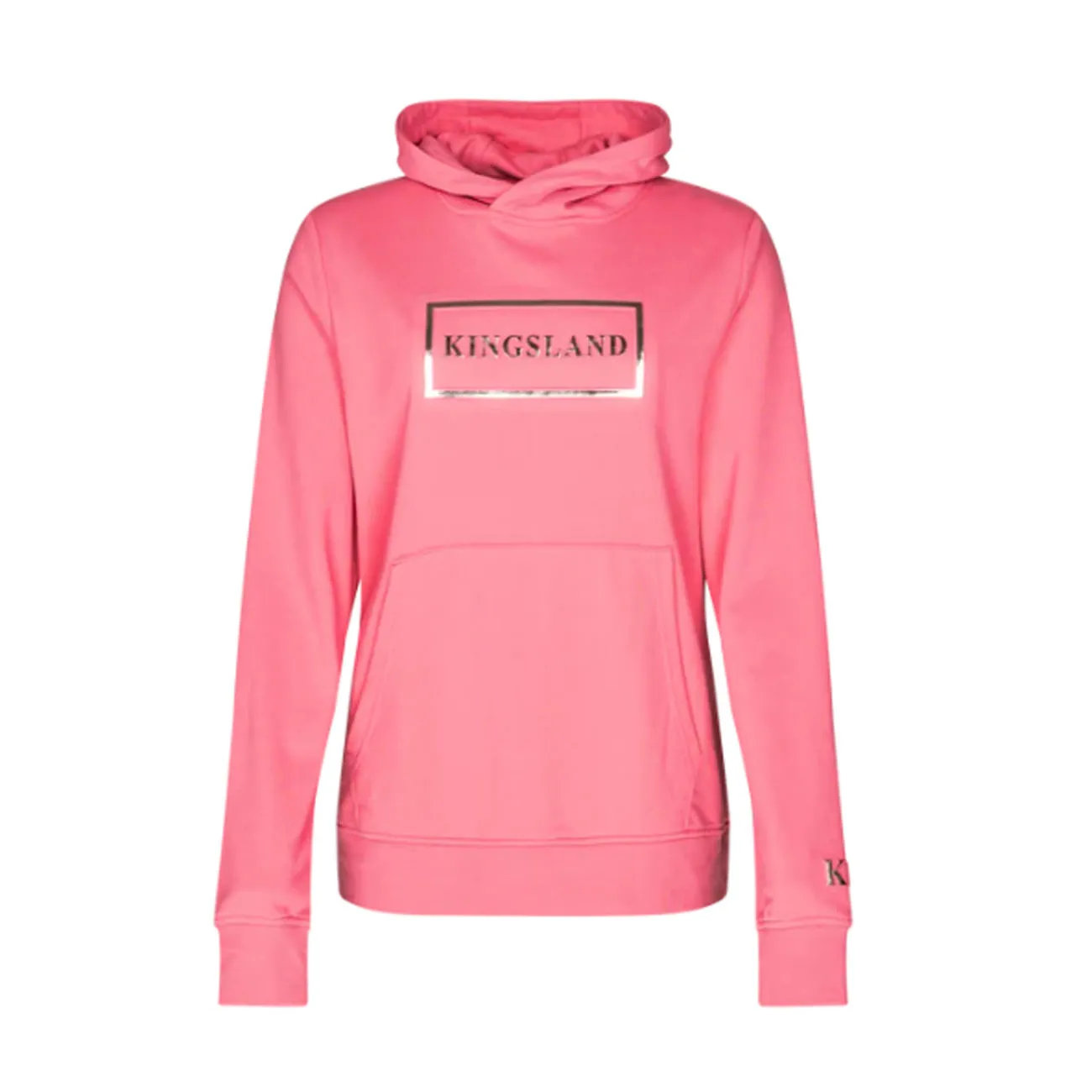 WOMEN'S HOODIE WITH POCKET KLCANTU PINK CHATEAU ROSE