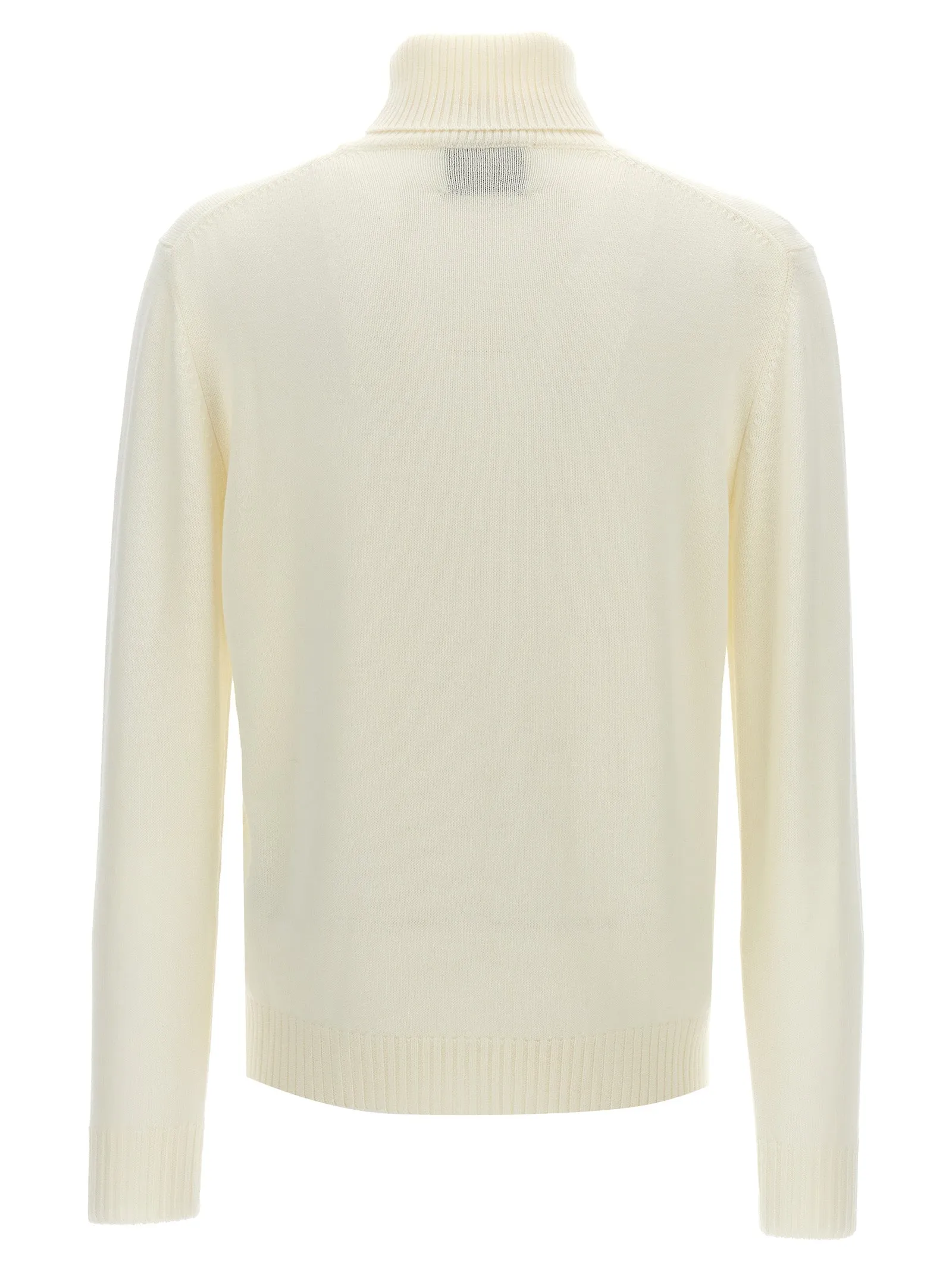 Wool Turtleneck Sweater Sweater, Cardigans White