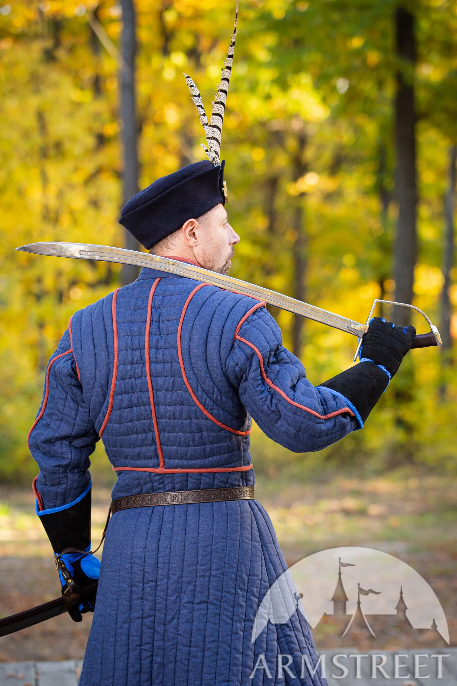 Woolen hat with the central slit